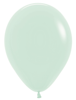 Latexballon - Farbe: Pastell-​Grün, matt - je ø 30cm